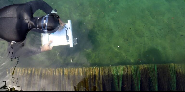 Plongée sous-marine pour l'étude des écosystèmes marins et observation des poissons.