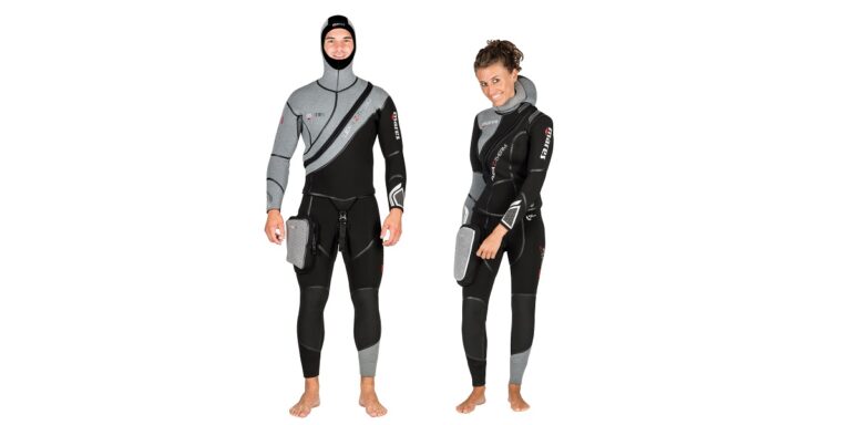Combinaisons de plongée modernes pour explorer le monde sous-marin en toute sécurité.