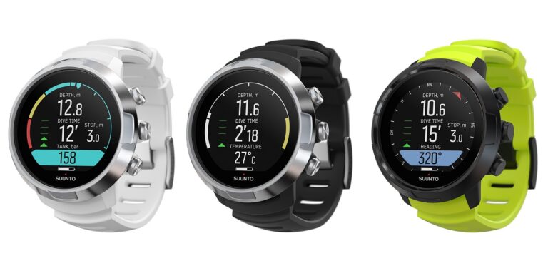 Montres de plongée Suunto, idéales pour explorer le monde sous-marin en toute sécurité.
