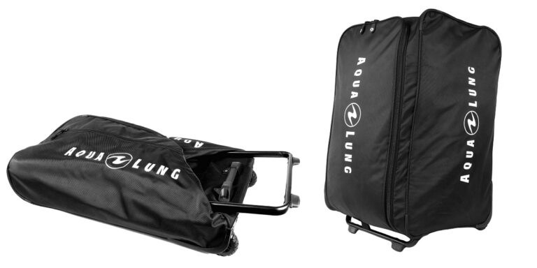 Sac de plongée Aqua Lung, robuste et pratique pour transporter votre équipement sous-marin.