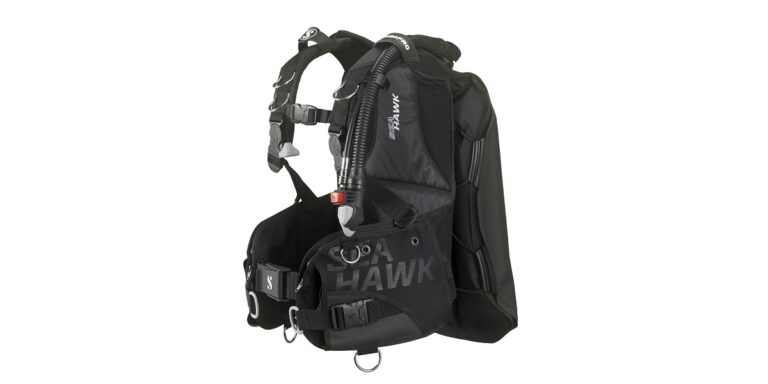 Gilet de plongée Sea Hawk, conçu pour le confort et la sécurité sous-marine.