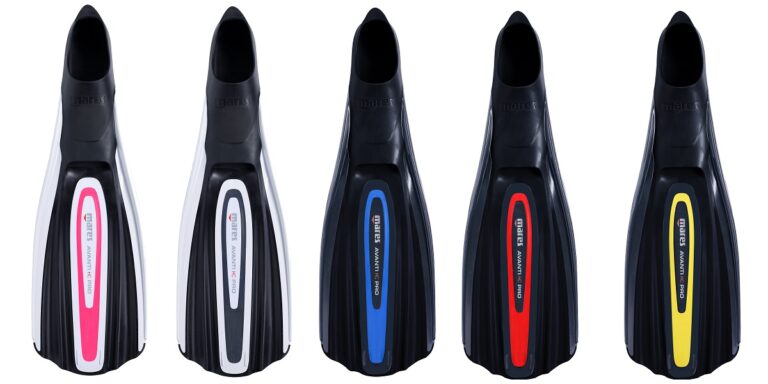 Palmes de plongée Mares Avanti H2 Pro, idéales pour l'exploration sous-marine et le snorkeling.