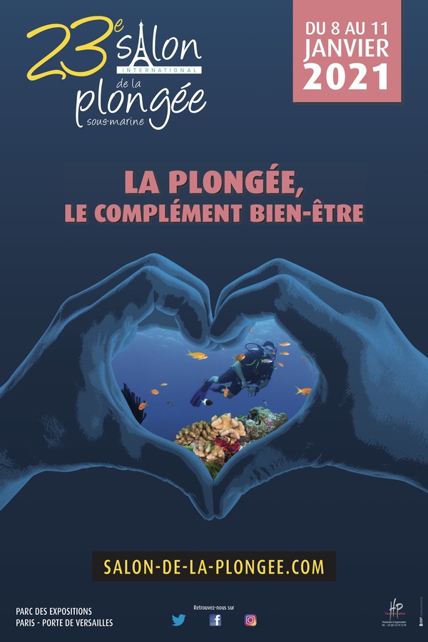 Visuel Affiche Salon Plongee 2021