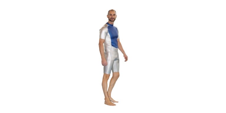 Homme en combinaison de plongée, prêt pour explorer le monde sous-marin fascinant.