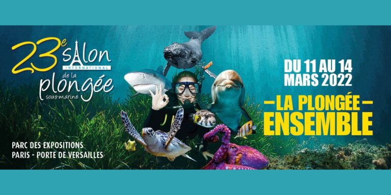 Salon international de la plongée sous-marine, animaux marins et découvertes aquatiques à Paris.