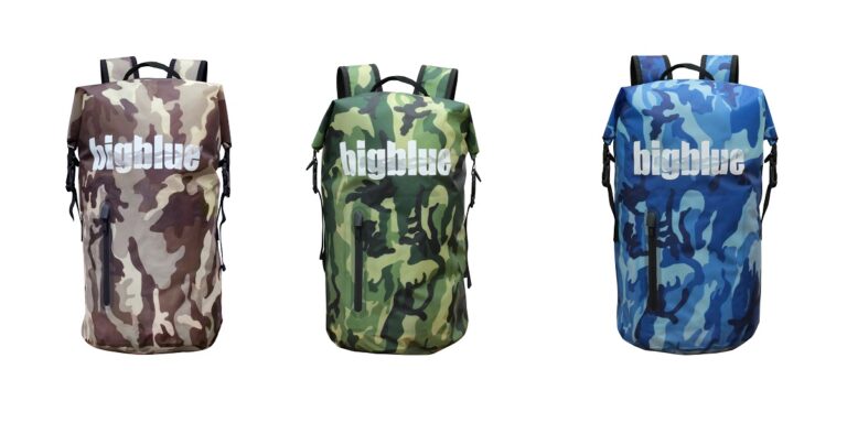 Sacs étanches Bigblue pour explorer le monde sous-marin en toute sécurité et style.