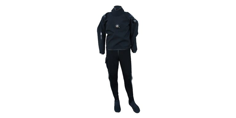 Combinaison de plongée adaptée pour les explorations sous-marines et la protection aquatique.