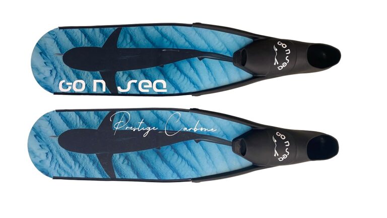 Palmes de plongée Prestige Carbone pour explorer le monde sous-marin. Design innovant et performant.