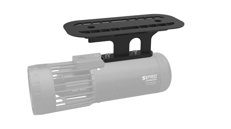 Support de fixation pour équipements sous-marins, idéal pour la plongée et les activités aquatiques.