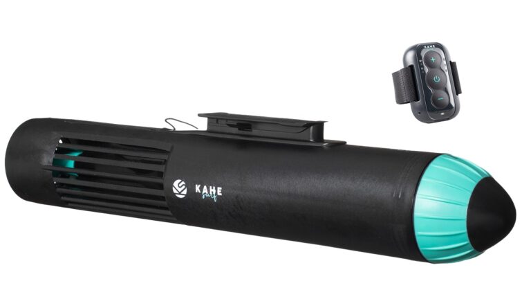 Système de propulsion sous-marine avec télécommande pour explorer les fonds marins facilement.