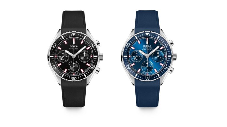 Montres Doxa Subgraph, design élégant, étanchéité pour les passionnés de plongée sous-marine.