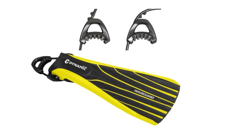 Palmes de plongée Waveguard pour une expérience sous-marine optimale et confortable.