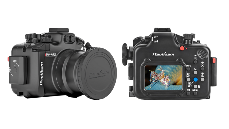 Appareil photo Nauticam NA-R50 conçu pour la photographie sous-marine exceptionnelle et durable.