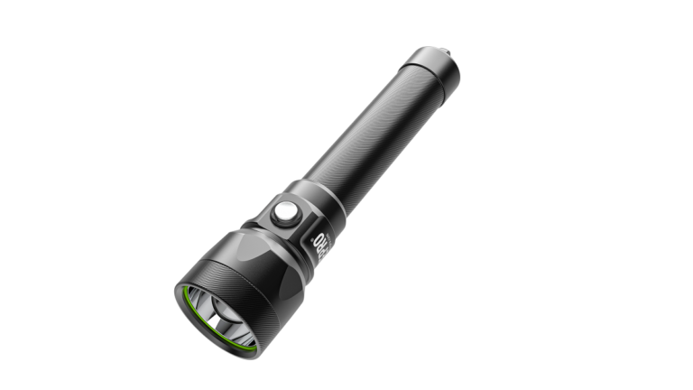 Lampe sous-marine puissante, idéale pour explorer les profondeurs marines en toute sécurité.
