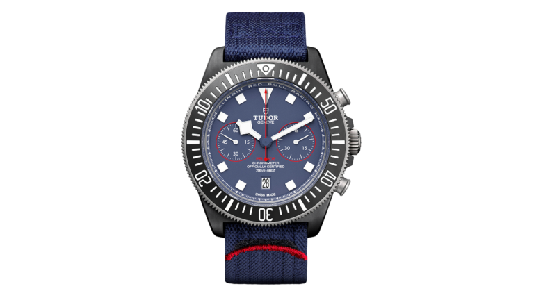 Montre Tudor plongeuse, design nautique, étanchéité 200 mètres, idéale pour les passionnés de mer.
