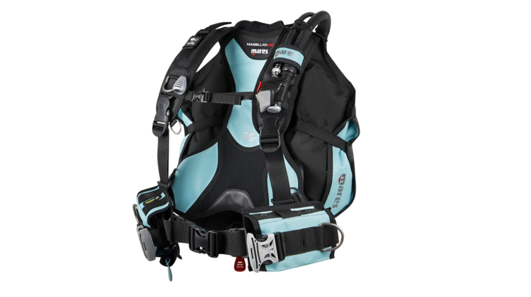 Veste de plongée Mares pour explorer les merveilles du monde sous-marin en toute sécurité.