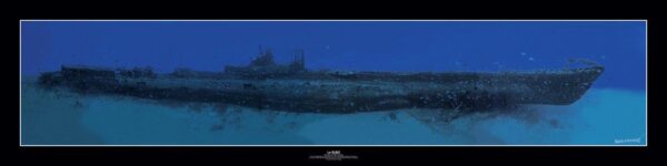 Le Rubis, un sous-marin légendaire, repose majestueusement sur le fond marin, attirant les passionnés de plongée sous-marine.