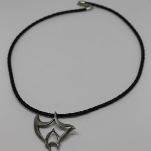 collier raie1 Raie Manta sur cordon noir