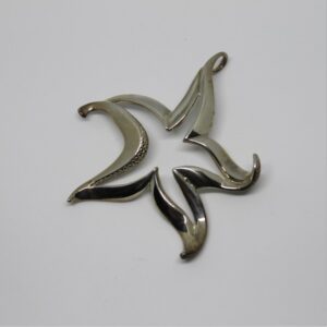 pendentif etoile mer1 Un pendentif étoile de mer en argent évoque l'élégance et la fascination de l'exploration sous-marine.