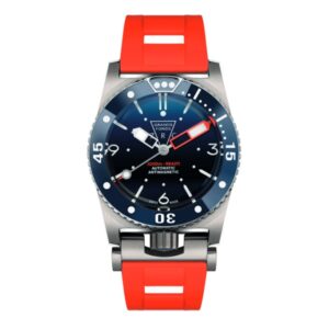 Cette montre de plongée robuste, étanche jusqu'à 3000m, est l'outil idéal pour les explorations sous-marines extrêmes.