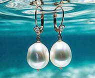 Boucle Oreilles Plongee Sous Marine