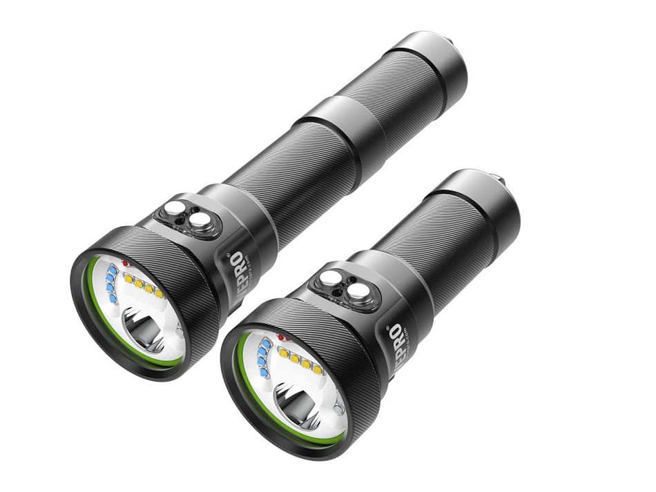 Divepro Lampe De Plongee M35 V2 Noir Rallonge 5dp540m35v2(1)