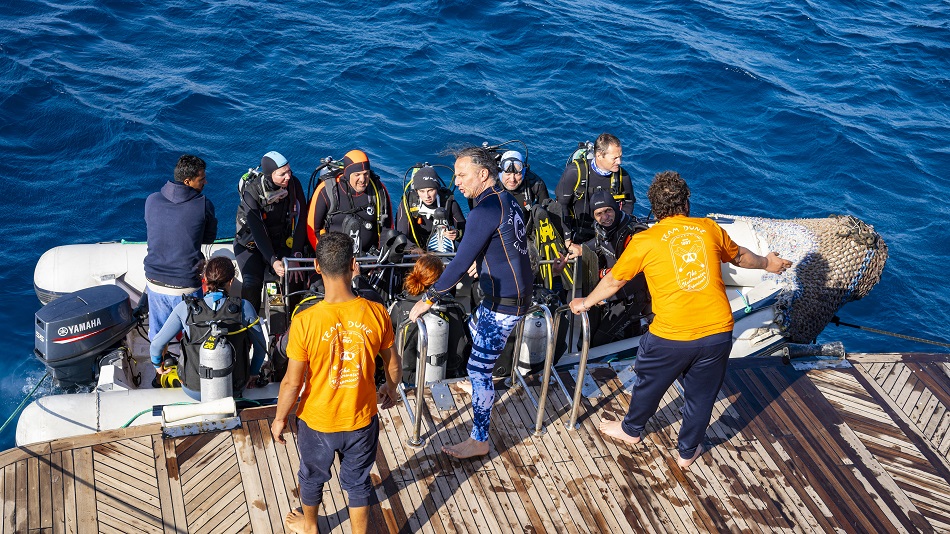 Départ plongée, sataya reef