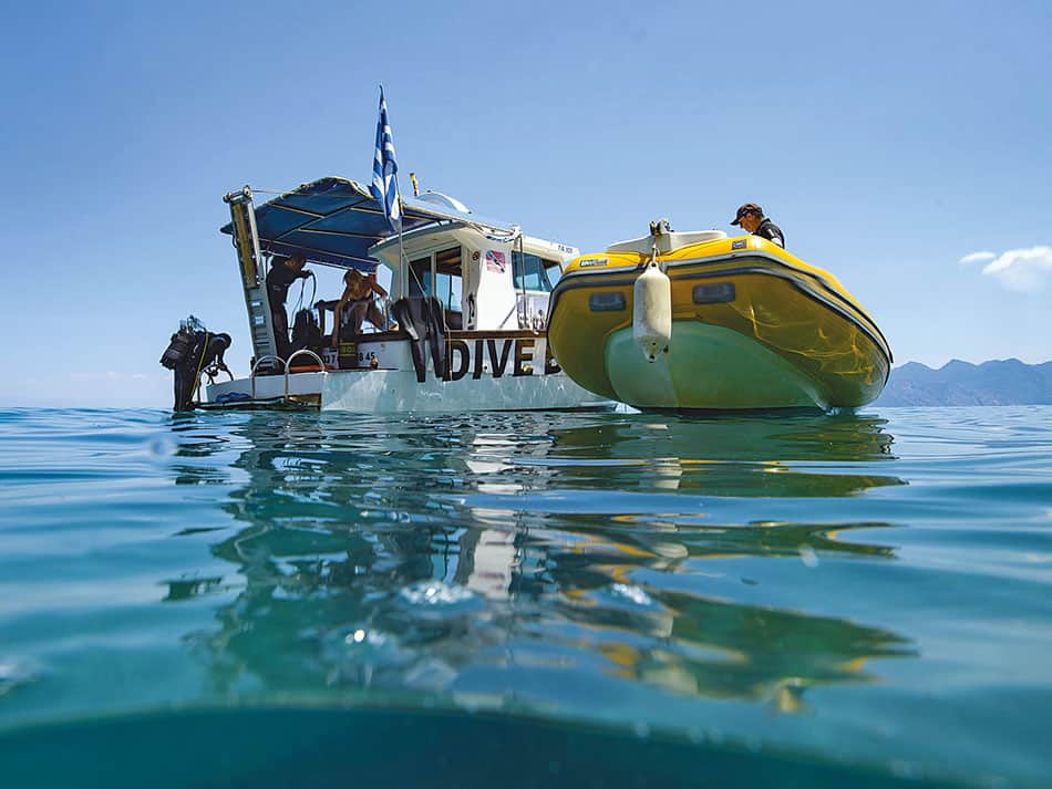 Plongee securite echelle bateau b