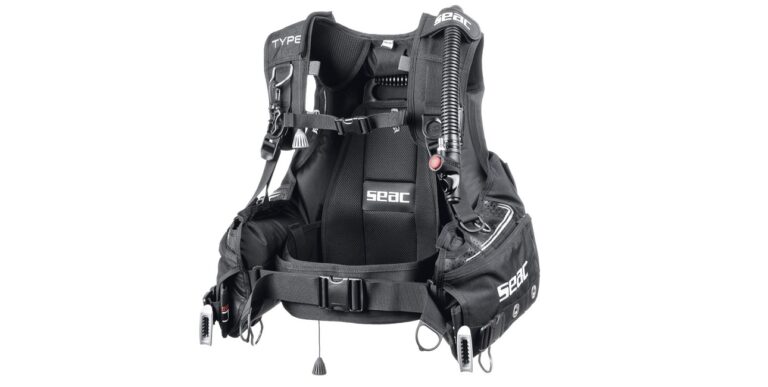 Gilet stabilisateur Seac Type 2024 : confort et sécurité optimisés pour vos aventures de plongée sous-marine.