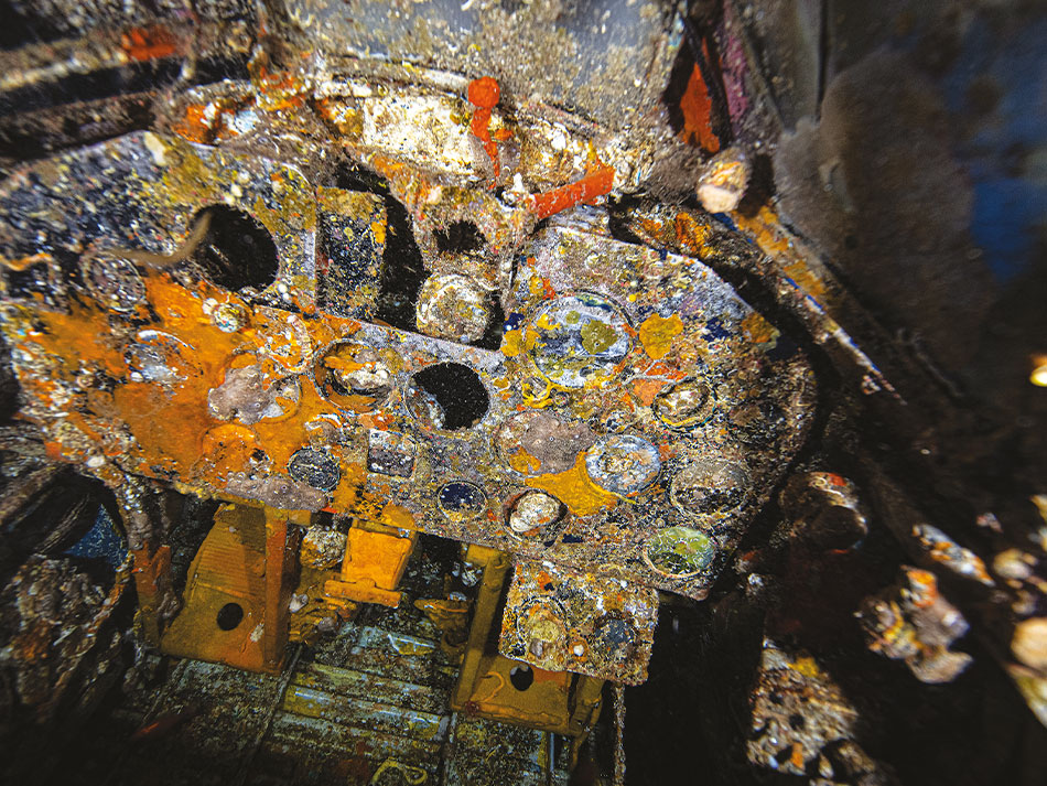 Epave sous marine corse 8