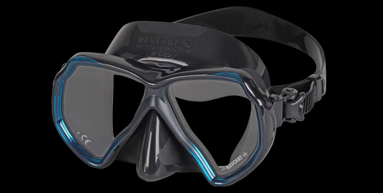 Le masque X-Contact Evo de Beuchat offre une vision panoramique idéale pour l'exploration sous-marine. #Plongée