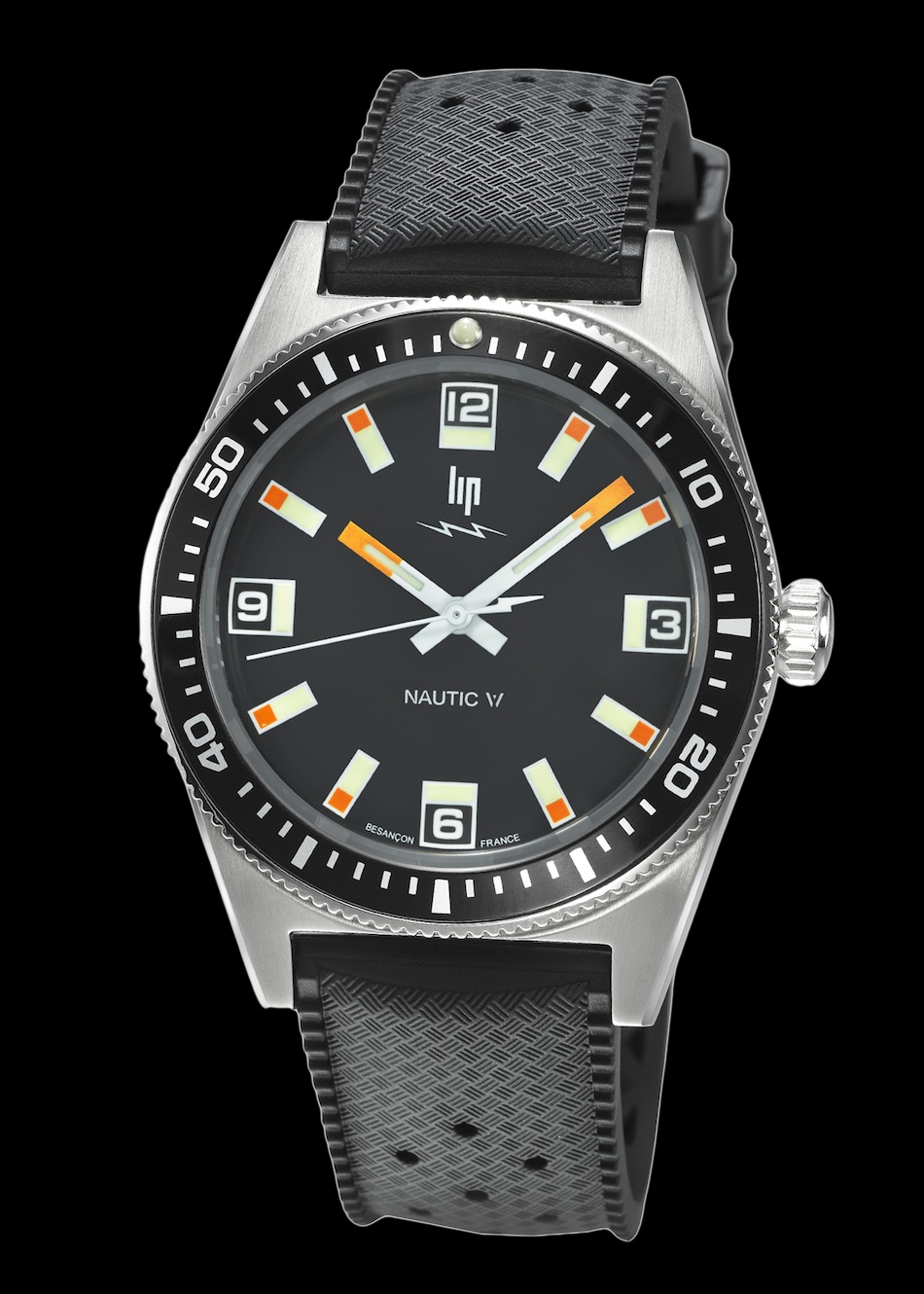 Montre de plongée Nautic V, alliant robustesse et design élégant pour les passionnés du monde sous-marin.