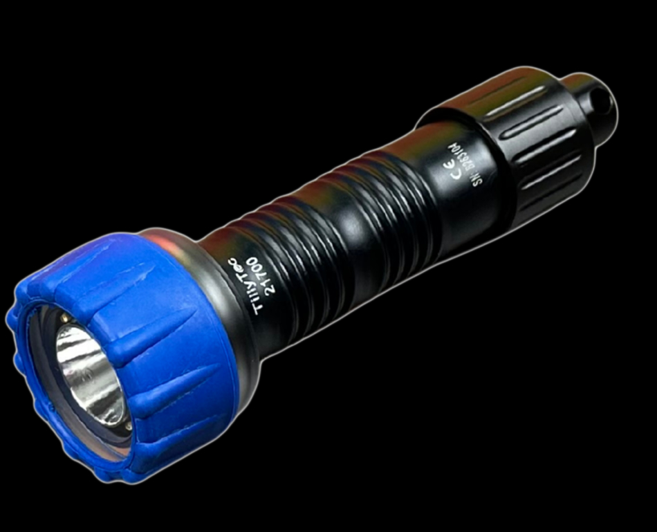 Lampe de plongée étanche, idéale pour explorer les fonds marins et découvrir la faune sous-marine.