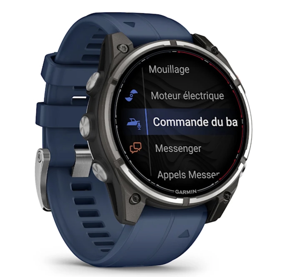 Montre connectée Garmin idéale pour les plongeurs, offrant des fonctionnalités avancées pour la navigation sous-marine.